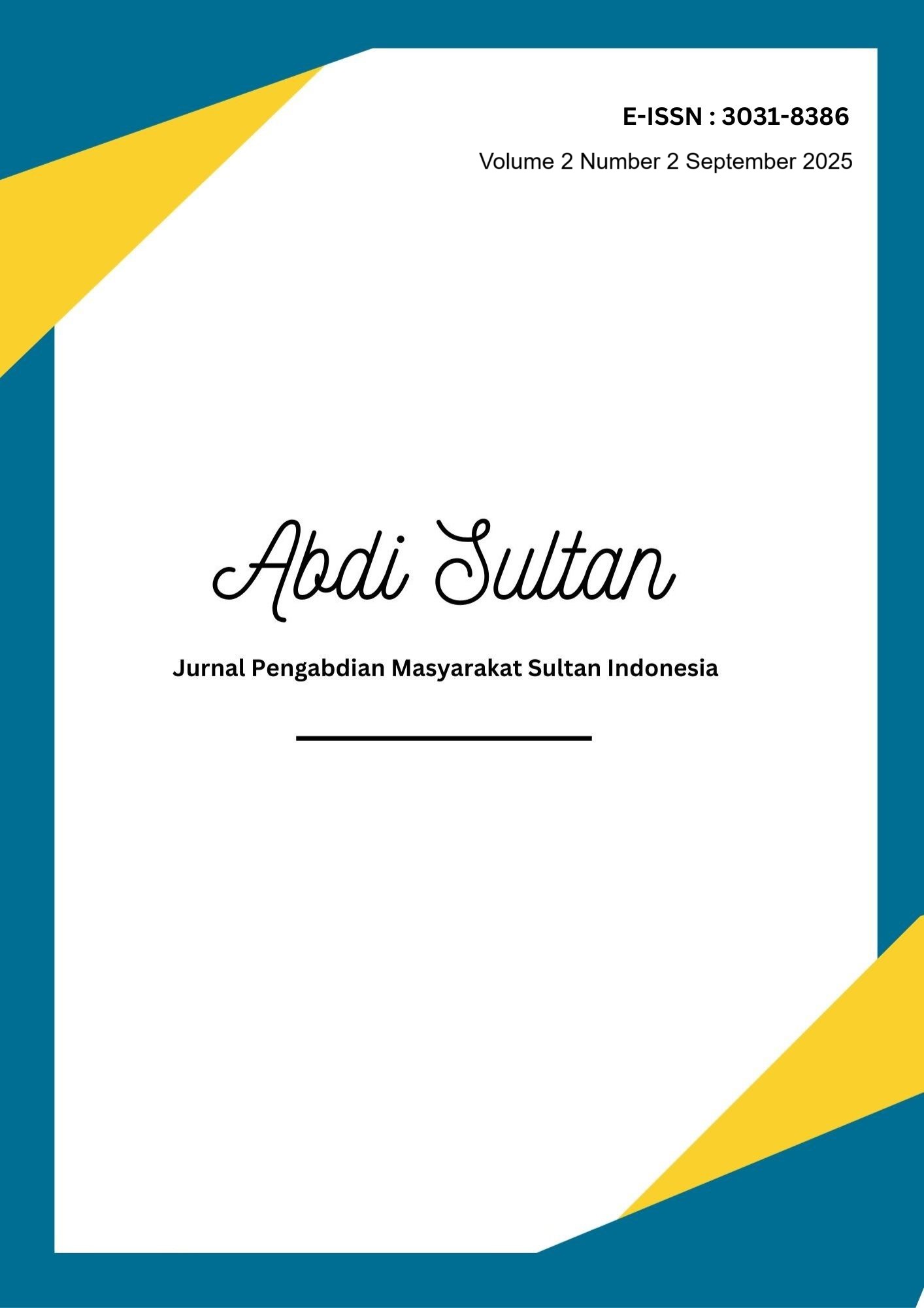 					View Vol. 2 No. 2 (2025): abdisultan
				