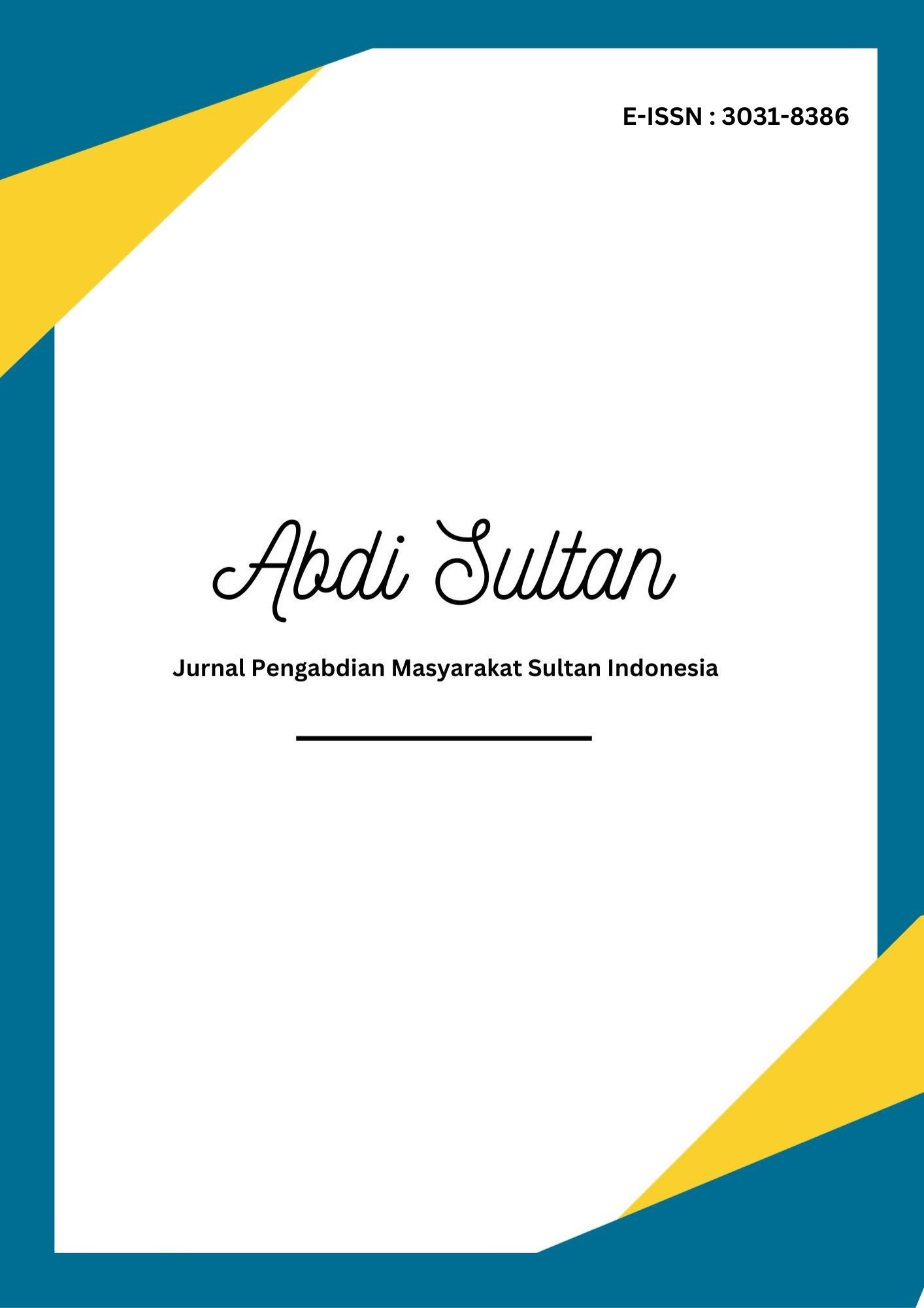Jurnal Pengabdian Masyarakat Sultan Indonesia